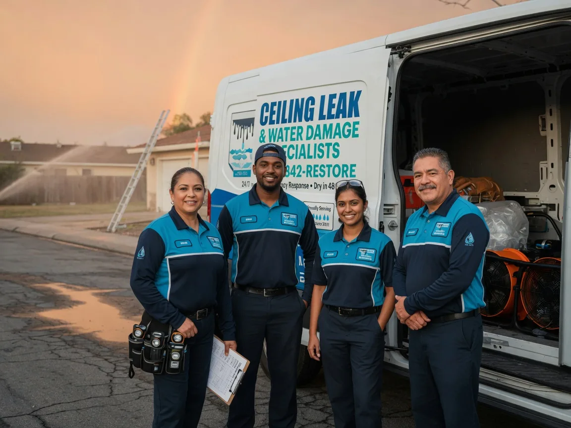 Ceiling Leak Cleanup company in Sharps, VA